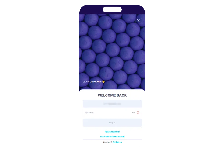 Inloggegevens voor de applicatie invoeren