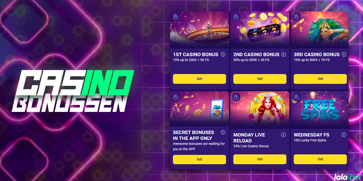 Bonussen en beloningen voor het spelen bij het casino