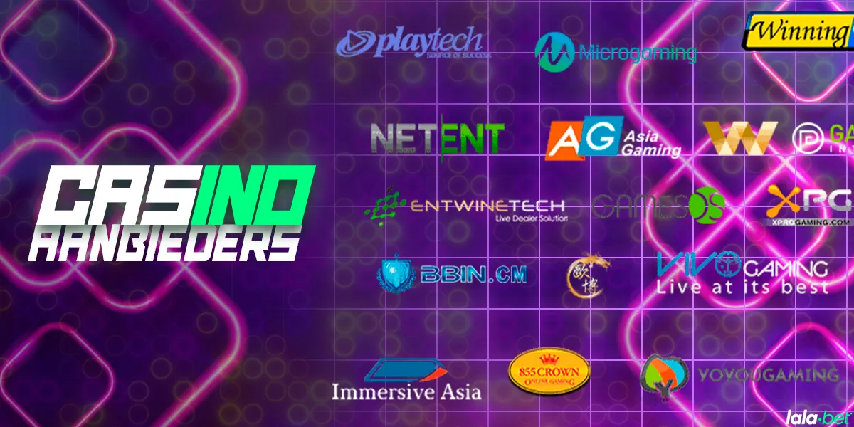 Aanbieders van online casinospellen