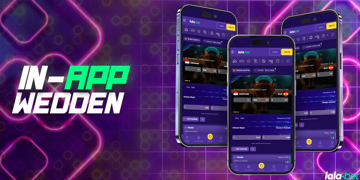 Sportweddenschappen op de app